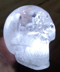 Bergkristall Kristallschädel Brasilien 550 g
