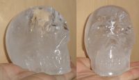 Bergkristall Kristallschädel klar Brasilien 550 g